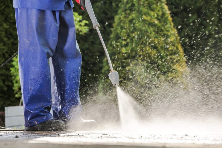 Pressure Washing Driveway