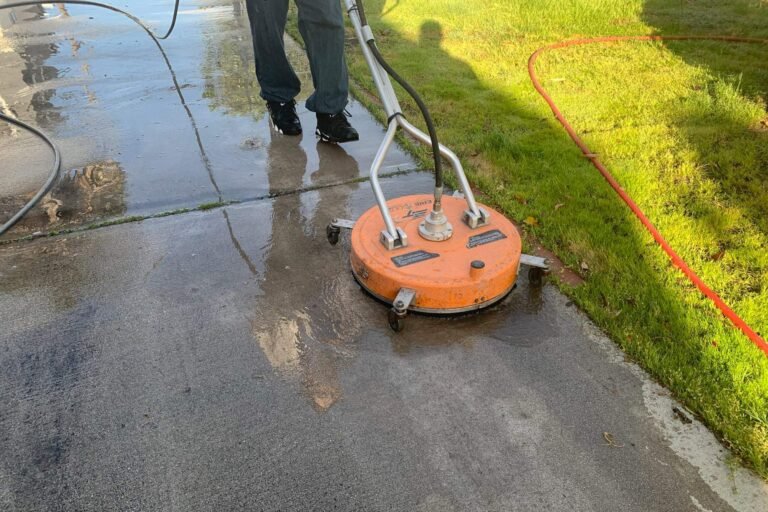 Pressure Washing Driveway