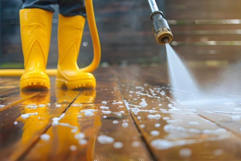 Pressure Washing Deck