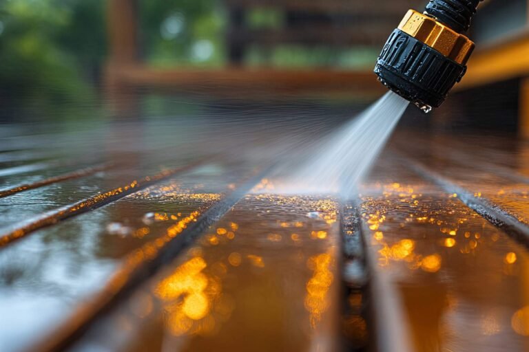 Pressure Washing Deck